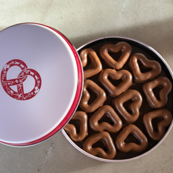 Boite Coeurs Bretzels Hiver