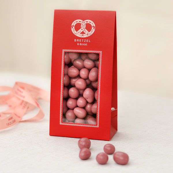 Perles de Bretzels sans gluten<br>chocolat Ruby<br>180 g