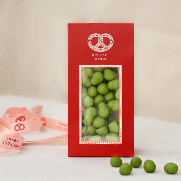 Gluten-Free Pretzel Pearls<br>Matcha<br>180 gr